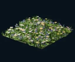 Botanical Meadow Studio — source library preview; illustrative, not verified output