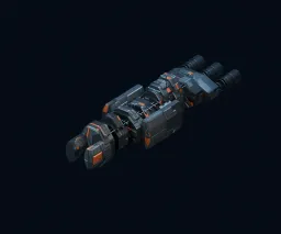 Procedural Capital Ship Pro — source library preview; illustrative, not verified output