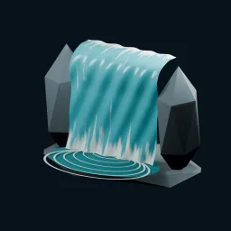 Cascade Waterfall — shared collection artwork, not an individual asset render